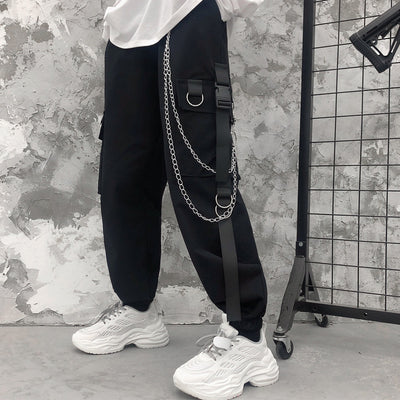 Pantalones Cargo Holgados Hip-hop Street Style - Image 7
