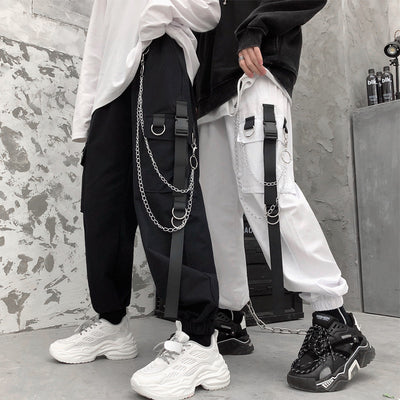 Pantalones Cargo Holgados Hip-hop Street Style - Image 10