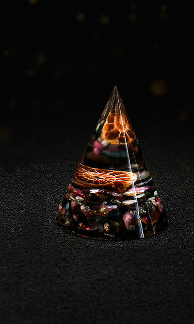 Pirámide de Cristal Natural para Energía Espiritual y Sanación de Alta Frecuencia