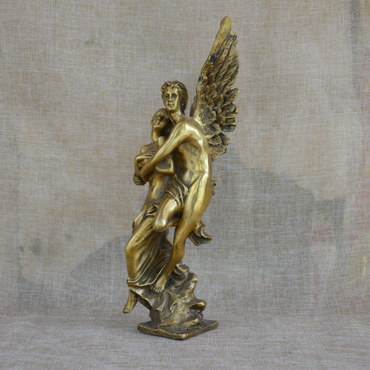 Estatua de Cupido en Cobre Puro - Regalo Romántico para Parejas y Decoración del Hogar - Image 8