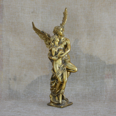 Estatua de Cupido en Cobre Puro - Regalo Romántico para Parejas y Decoración del Hogar - Image 9