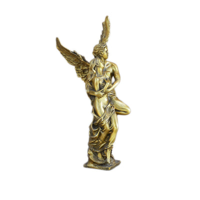 Estatua de Cupido en Cobre Puro - Regalo Romántico para Parejas y Decoración del Hogar - Image 7