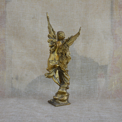 Estatua de Cupido en Cobre Puro - Regalo Romántico para Parejas y Decoración del Hogar - Image 10