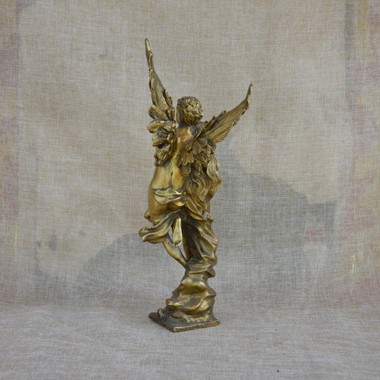 Estatua de Cupido en Cobre Puro - Regalo Romántico para Parejas y Decoración del Hogar - Image 2
