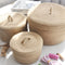 Cesta de Almacenamiento Estilo Japonés en Lino Natural