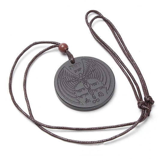 Collar Colgante de Piedra Volcánica con Cuerda de Algodón - Joya Versátil - Image 6