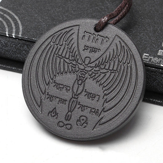 Collar Colgante de Piedra Volcánica con Cuerda de Algodón - Joya Versátil - Image 10