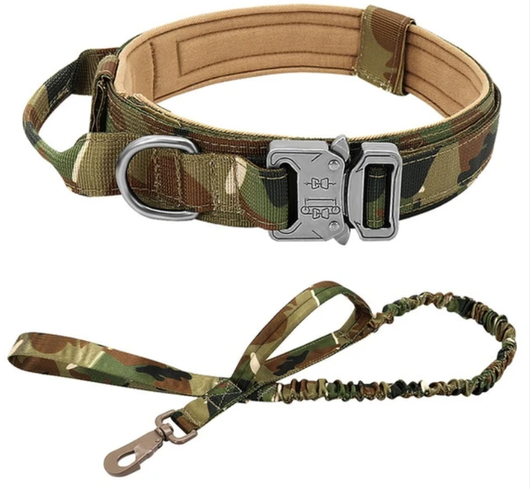 Collar Táctico para Perro Grande - Correa Reforzada de Nylon Resistente - Image 9