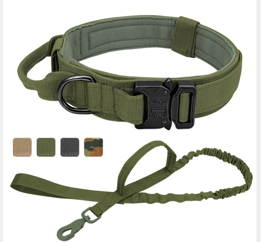 Collar Táctico para Perro Grande - Correa Reforzada de Nylon Resistente - Image 7