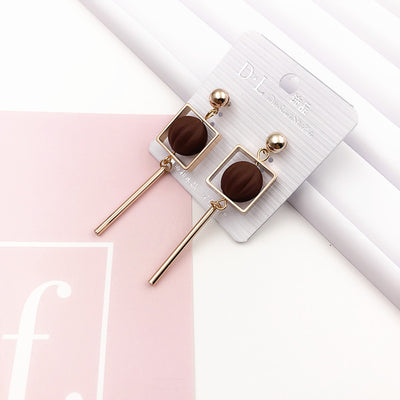 Aretes Coreanos Asimétricos con Flor de Perla y Moño - Image 54