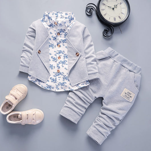 Conjunto de Traje Casual Infantil para Niños - Diseño Moderno Estampado - Image 7