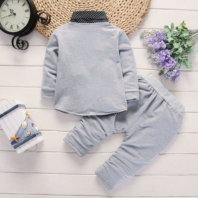 Conjunto de Traje Casual Infantil para Niños - Diseño Moderno Estampado - Image 4