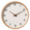 Reloj de Pared Silencioso Madera Maciza Lujo Minimalista