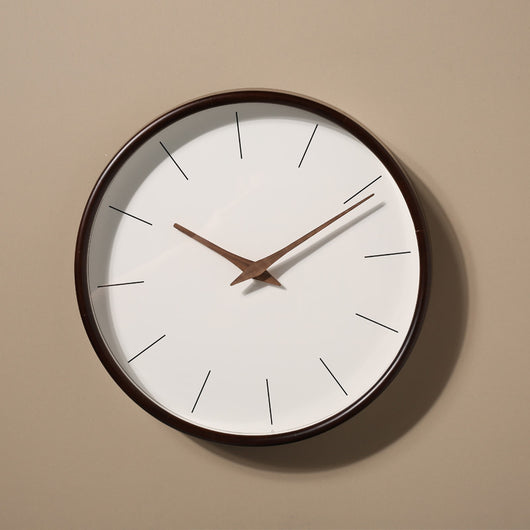 Reloj de Pared Silencioso Madera Maciza Lujo Minimalista - Image 6