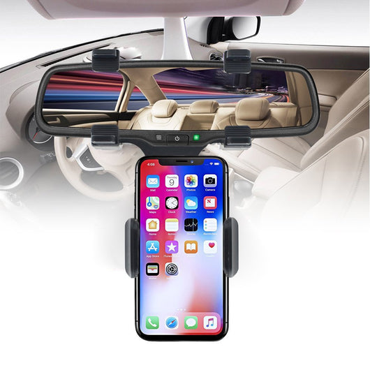 Soporte Multifuncional para Celular en Espejo Retrovisor con Grabadora de Conducción - Image 3