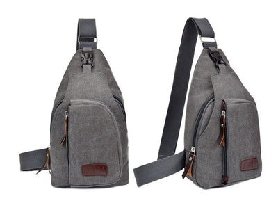 Mochila Deportiva Multifunción para Hombre - Bolsa Canvas con Bandolera Ajustable - Image 13