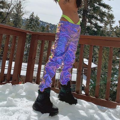 Pantalones Jogger Hip Hop Degradado Mujer Cintura Alta Estilo Coreano - Image 4