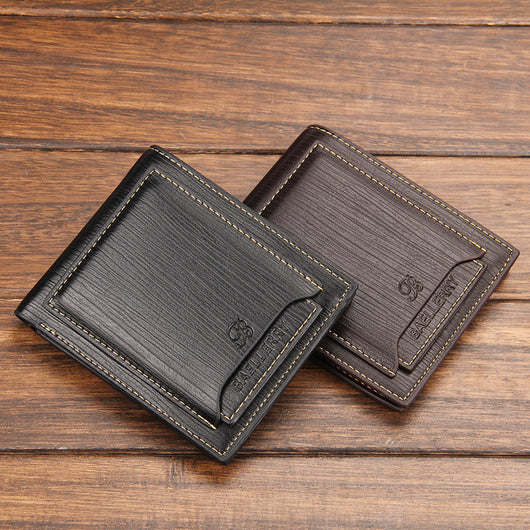 Billetera Casual Multitarjeta para Hombre - Estilo Europeo y Americano - Image 3