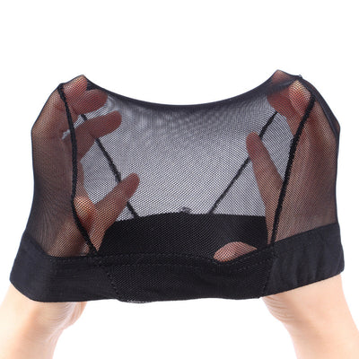 Red Elástica de Soporte para Pelucas - Gorro Negro de Alta Elasticidad