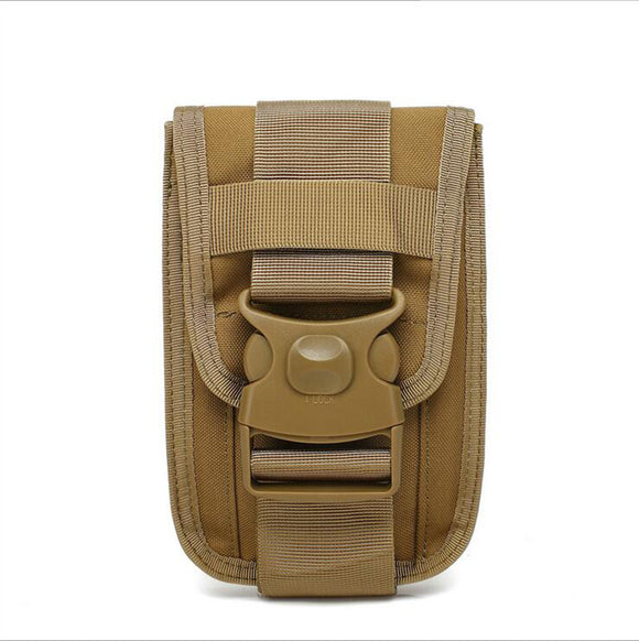Bolsa Táctica Molle para Teléfono con Compartimentos de Tarjetas y Dinero