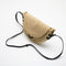 Bolsa Tejida de Rafia con Correa Bandolera - Estilo Saddle Bag