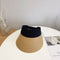 Sombrero de Paja Tejida con Ala Ancha - Gorro Protector Solar para Exteriores