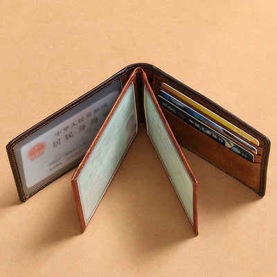 Cartera Multifuncional de Cuero - Protector de Licencia y Tarjetas - Image 10