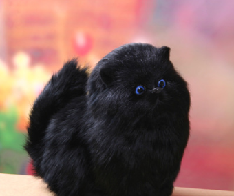 Gato de Peluche Realista Modelo Animal para Niños - Image 5
