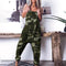 Jumpsuit Holgado Estampado Camuflaje sin Mangas para Verano
