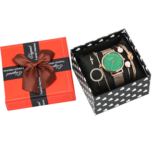 Conjunto de Reloj de Cuarzo Elegante para Mujer con Pulsera a Juego - Image 12