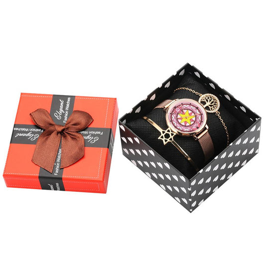 Conjunto de Reloj de Cuarzo Elegante para Mujer con Pulsera a Juego - Image 13