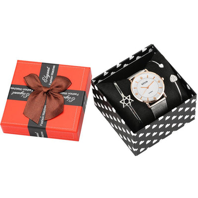 Conjunto de Reloj de Cuarzo Elegante para Mujer con Pulsera a Juego - Image 19