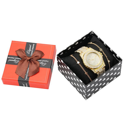 Conjunto de Reloj de Cuarzo Elegante para Mujer con Pulsera a Juego - Image 6