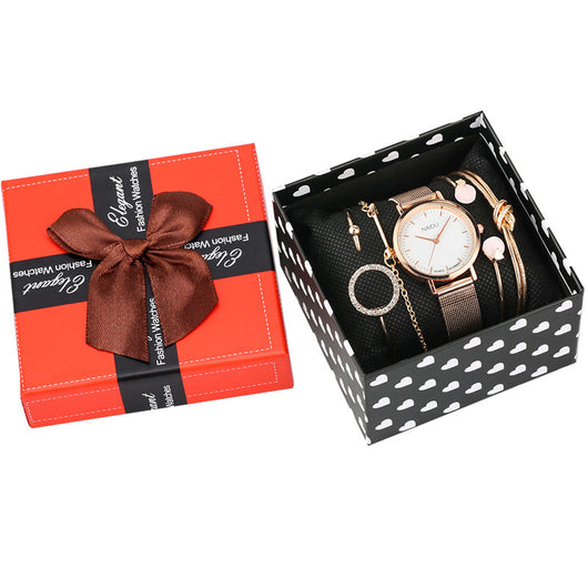 Conjunto de Reloj de Cuarzo Elegante para Mujer con Pulsera a Juego - Image 10