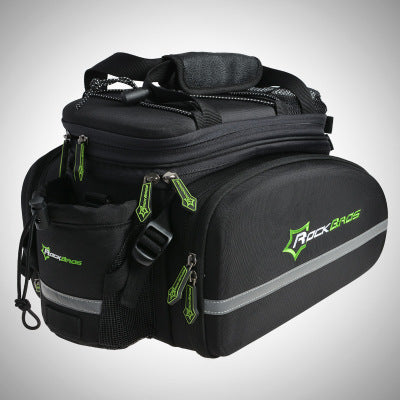 Bolsa Trasera para Bicicleta de Montaña con Compartimento para Cámara