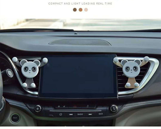 Soporte Gravitatorio para Teléfono en Auto - Compatible con Apple iPhone XR y Smartphones