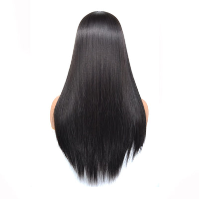 Peluca de Cabello Natural Frente de Encaje 13x5x1 Liso con Highlights 1B 27 - Image 4