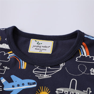 Playera Infantil de Algodón con Estampado Divertido - Cuello Redondo para Niños - Image 7