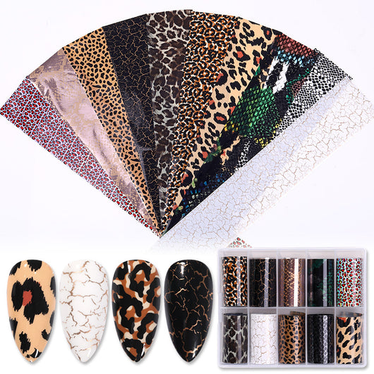 Set de Stickers para Uñas Clásico Diseño Serpiente y Estrella - Image 9