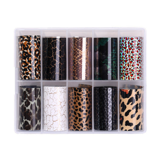 Set de Stickers para Uñas Clásico Diseño Serpiente y Estrella - Image 2