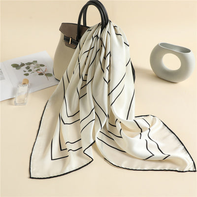 Pañuelo Cuadrado Liso para Mujer - Accesorio Versátil - Image 6