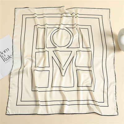 Pañuelo Cuadrado Liso para Mujer - Accesorio Versátil - Image 4