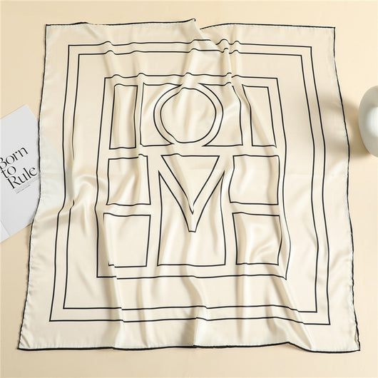 Pañuelo Cuadrado Liso para Mujer - Accesorio Versátil - Image 4