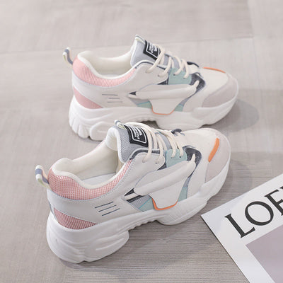 Zapatillas Deportivas Blancas para Mujer - Estilo Casual Coreano Versátil - Image 2