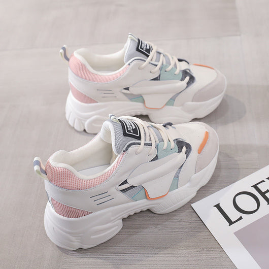 Zapatillas Deportivas Blancas para Mujer - Estilo Casual Coreano Versátil - Image 2
