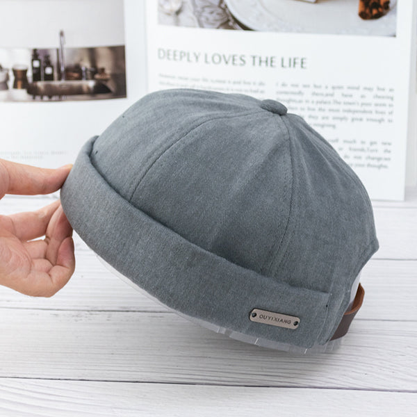 Gorra sin visera estilo vintage
