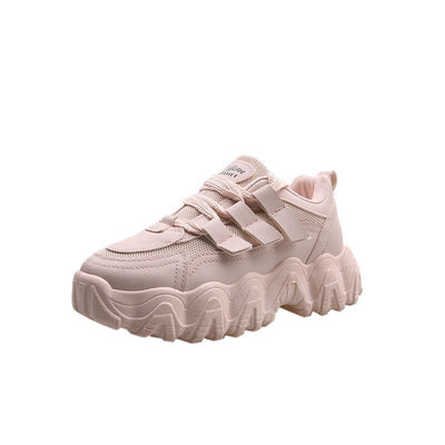 Tenis Daddy Shoes Mujer Otoño Suela Gruesa Aumento Casual Moda - Image 3