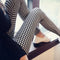 Leggings Houndstooth Seda Láctea