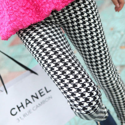 Leggings Houndstooth Seda Láctea - Image 5