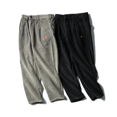 Pantalones de Pana Retro Japonés para Hombre - Image 11